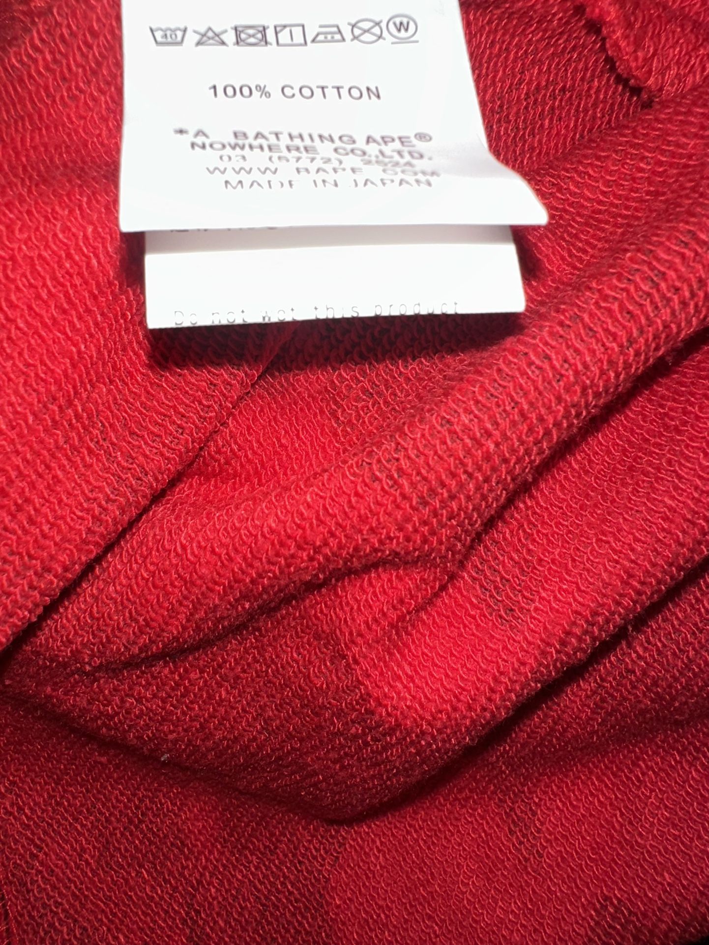 BAPE Red Camo Shark Full Zip Hoodie