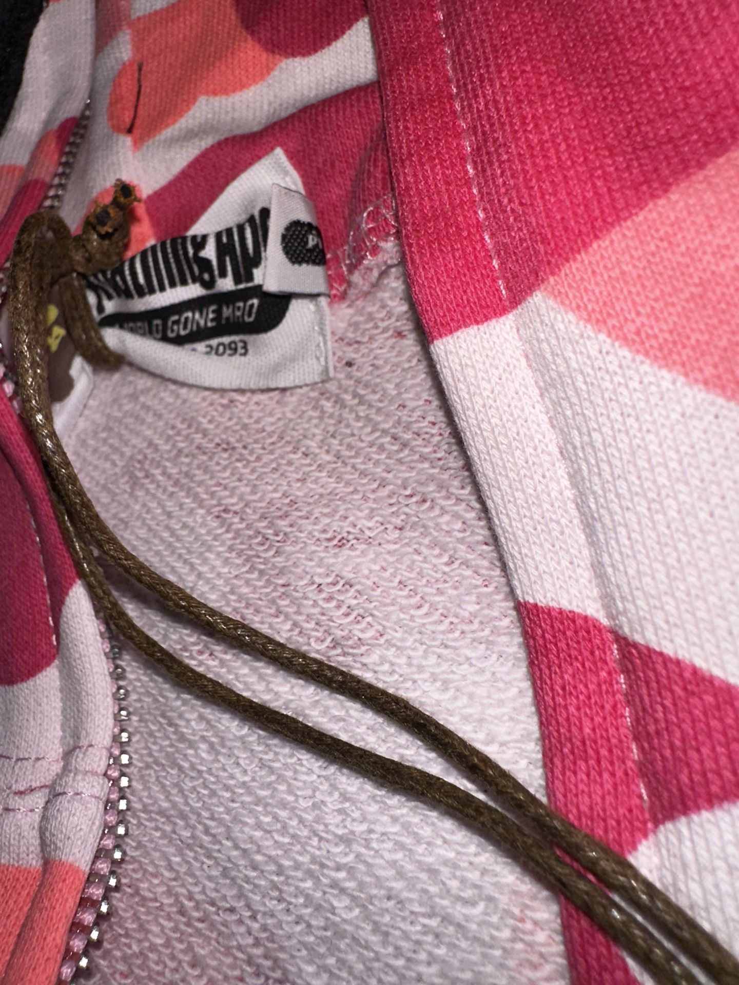 BAPE Pink Camo Shark Full Zip Hoodie