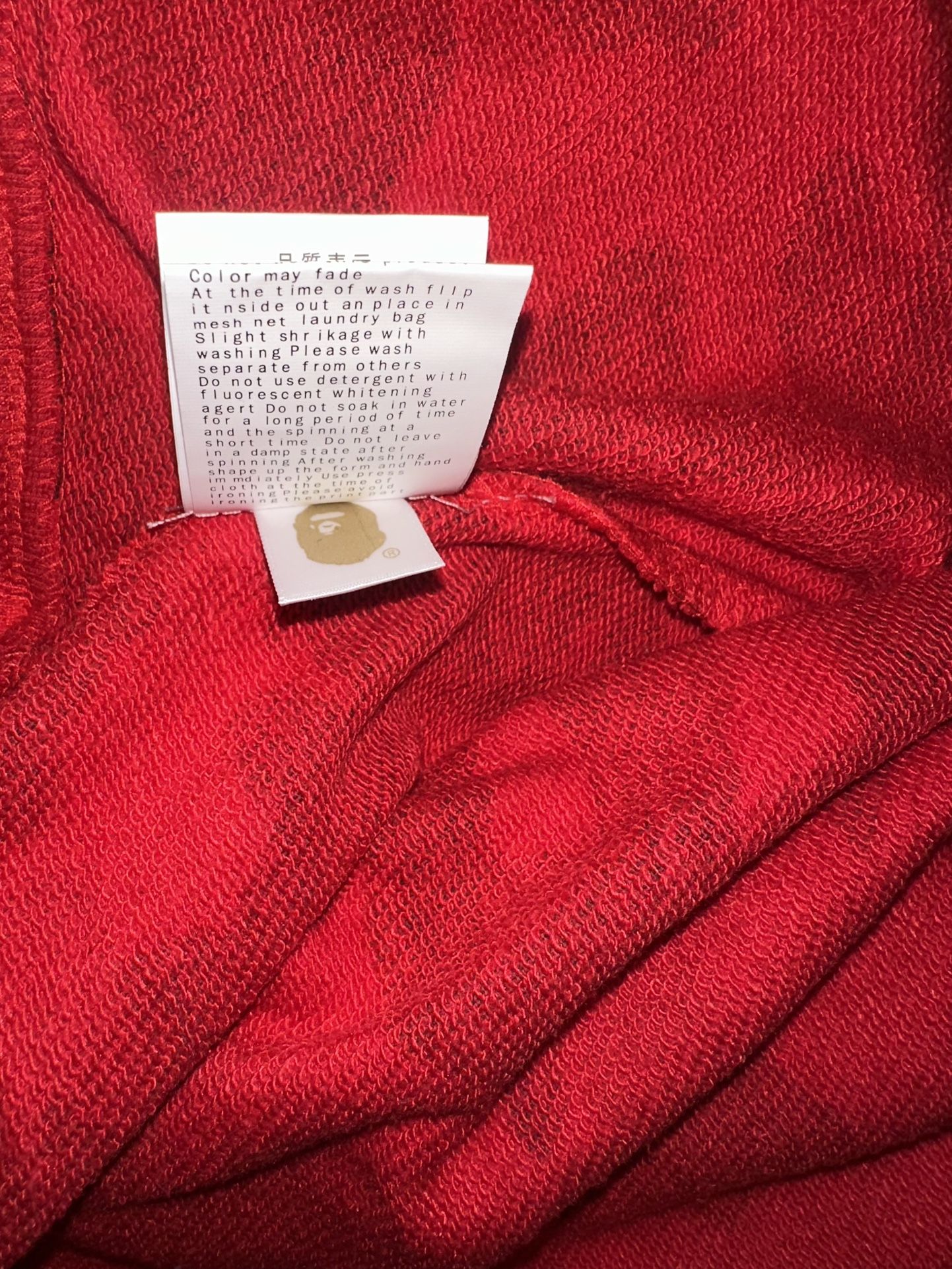 BAPE Red Camo Shark Full Zip Hoodie