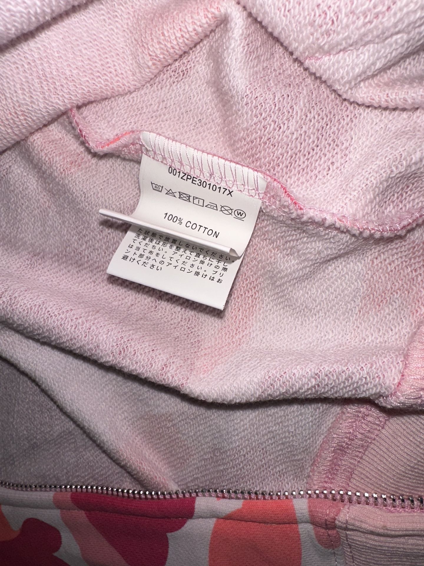BAPE Pink Camo Shark Full Zip Hoodie